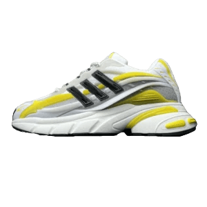 Adidas EQT Gazelle white yellow black mesh leather sneakers